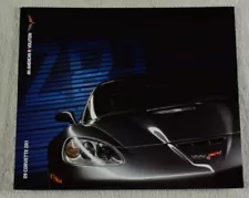 2009 CORVETTE ZR1 FOLD OUT SALES BROCHURE