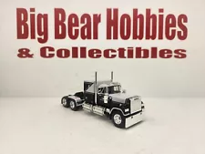 1/63 DCP Black &silver Mack Superliner 60" Flattop Sleeper Tractor