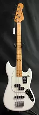 Fender Player II Mustang Bass PJ 4-String Bass Guitar Polar White Finish