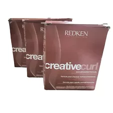 Redken Creative Curl Perm Kit For Normal/Resistant Hair Qty 3 NEW Boxes