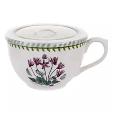 Portmeirion Botanic Garden Jumbo Cup with Lid (Cyclamen)