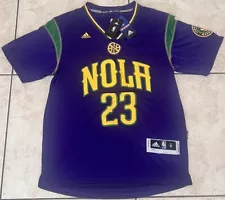 2016 Mardi Gras New Orleans Pelicans- Anthony Davis Jersey Brand New Size Small