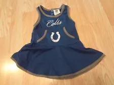 Infant/Baby Girls Indianapolis Colts 18 Mo Cheerleader Cheer Outfit Dress (Blue)