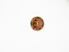 2.12ct Round Cut Genuine Orange Citrine 7mm