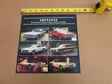 1977 Dodge Monaco Aspen Charger wagon sales brochure 12 page literature ORIGINAL