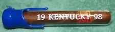 U of K KENTUCKY MAKERS MARK UNOPENED CIGAR IN GLASS TUBE