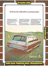 Metal Sign - 1968 Chrysler Town & Country Station Wagon- 10x14 inches