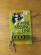 Vintage 1982 The Missing Link Necklace Puzzle by Ideal