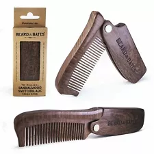 Beard & Bates | Sandalwood Switchblade Beard Comb | FACTORY SECONDS BLOWOUT SALE