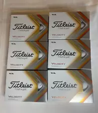 6 Dozen Special - Titleist Velocity Golf Balls - 72 golf balls *BRAND NEW*