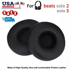 SALE! 2Pcs Replacement Earpads Ear Pad Cushion for Beats Solo 2 / 3 On Ear Black