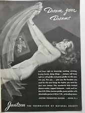 1943 women's Jantzen girdle bra dreams military man vintage fashion ad