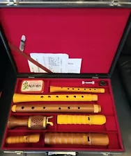 Mollenhauer Soprano Alto Tenor Recorder with Case