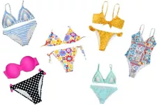 NWT WOMENS 8-10 RADIANT PLAYFUL PRINT BEACH READY SWIMWEAR ASSORTMENT Choice