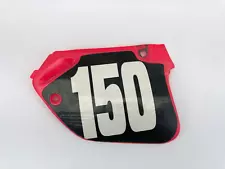 1993 Honda CR125 Left Number Plate