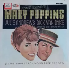 MARY POPPINS WALT DISNEY FILM SOUNDTRACK REEL TO REEL TAPE