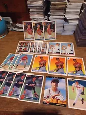 Chipper Jones Rookie / Insert Lot -- 42 Total -with RARE Error Card