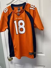 Nike On Field Broncos Manning 18 Jersey Youth XL, Like Adult S Autographed?