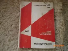 MASSEY FERGUSON 168 / 188 TRACTOR MAINTENANCE USE BOOKLET