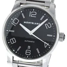 MONTBLANC 7070 Timewalker Automatic winding Watch silver Black dial from Japan