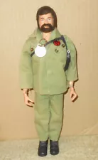 Vintage 60s/70s GI Joe AT Adventure Team Figure Old Hasbro Toy Talks READ