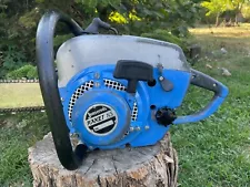 Rare vintage "blue" Jonsered Raket 85 chainsaw , serviced, for sale