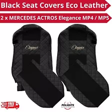 2 pcs set of Seat Covers FX13 Black for MERCEDES ACTROS Elegance MP4 / MP5 2011+