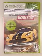 NEW Factory Sealed Forza Horizon XBOX 360 Not For Resale NFR Individual Sale HTF