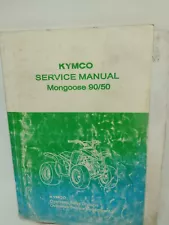 KYMCO Mongoose 90 50 ATV Original Service Manual Shop Dealer Repair