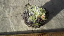 Green Peridot crystal mineral rock specimen M47