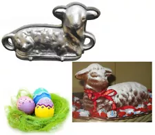 cast iron lamb cake mold for sale