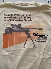 Vintage 90s Sig Sauer / Sigarms / SIG / Sig Arms SSG 3000 Sniper Rifle Shirt