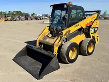 2014 Caterpillar 262D Skid Steer Wheel Loader Cab Bucket Aux Hyd Diesel bidadoo