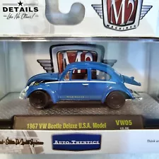 M2 Machines VW Beetle Deluxe USA Model VW05 18-06 1:64 Scale For Sale