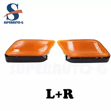 Pair Front Bumper Side Marker Lights for Mercedes-Benz E350 Coupe 2 door 3.5L (For: 2012 E350)