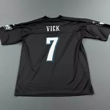 Reebok Philadelphia Eagles 2XL Michael Vick 7 Jersey NFL Team Apparel Black Mesh