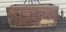 Wooden Crate Fixed Com Shrapnel for 75mm Field Gun US Military Frankford Arsenal