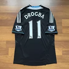 CHELSEA ADIDAS 2011/2012 FOOTBALL SOCCER AWAY JERSEY #11 DROGBA SIZE “XL”...