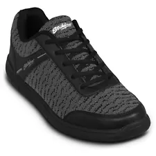 KR Strikeforce Flyer Mesh Black/Steel Youth Boys Bowling Shoes