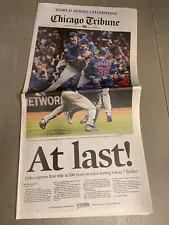 Chicago Cubs Win World Series! great for framing