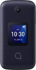 Alcatel Go Flip 4 4G VoLTE No-Contract Basic Flip Phone for METRO (4056Z)(Blue)