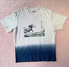 Uniqlo UT MFA Boston Great Wave Off Kanagawa Japan Graphic T-shirt Size M