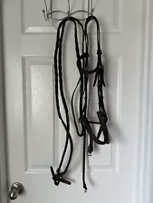 Beval Complete Show English Raised English Hunt Bridle With Reins