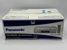 Panasonic PV-V4524S Video Cassette VHS Player VCR Silver Sealed In box