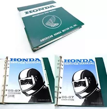 Genuine HONDA (2) SHOP SERVICE MANUAL CMX250C CMX450C 1985 1986 1987 HARD COVER