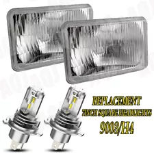 Pair 5x7" 7X6" LED Headlights For 1999-2010 Ford F250 F350 F450 F550 Super Duty