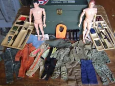 Vintage 1964 GI Joe Lot ~Hasbro Japan~Figures Boots Uniforms Weapon Gear Lockers