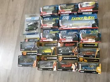 Corgi 17 James Bond 007 Definitive Collection Model Cars Boxed job lot.