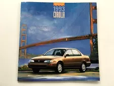 1993 Toyota Corolla 22-page Original Car Sales Brochure Catalog - Wagon