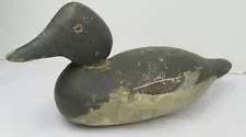 Antique Mason Wooden Duck Decoy glass eyes old paint